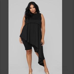 Fashion nova asymmetrical tunic